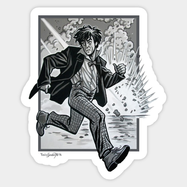 When I Say Run... Sticker by Rainesz